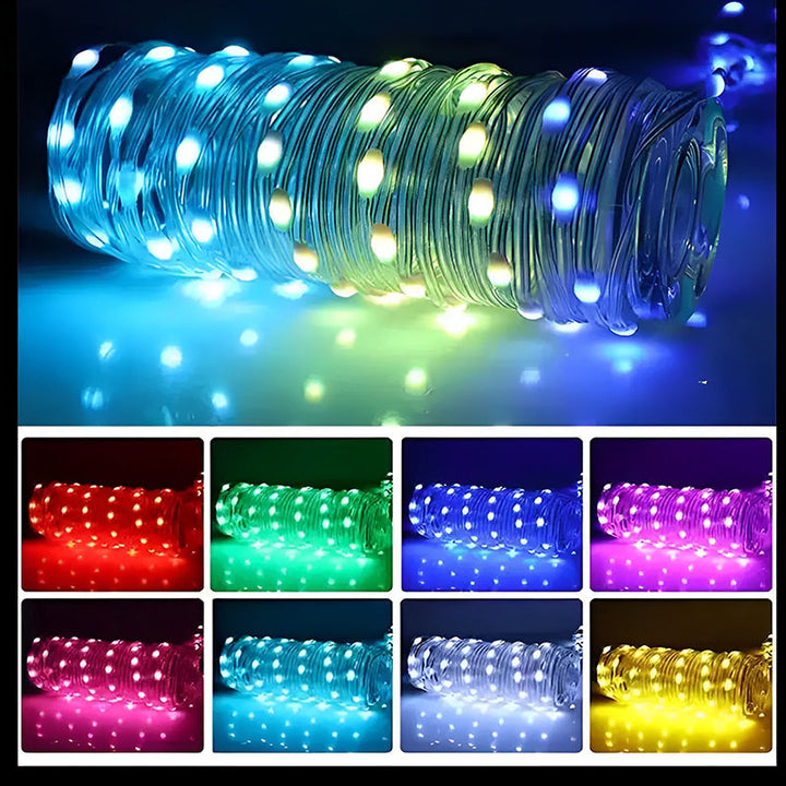💡🌈Bunte Fernbedienung LED-Streifenlichter😎