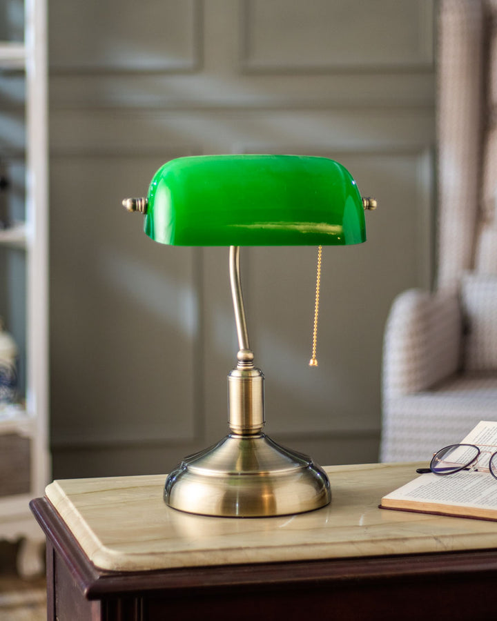 Klassische Bankerlampe