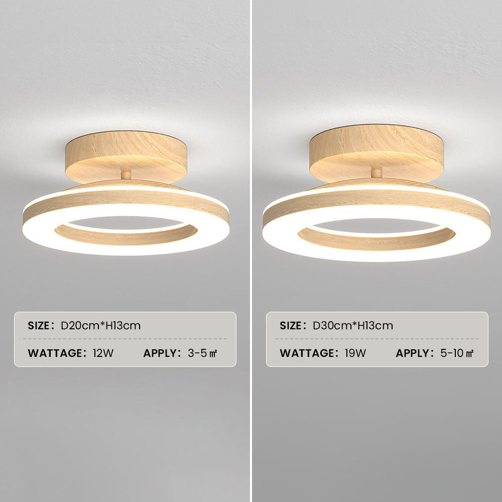 Runde Deckenlampe LED Acryl für Flur und Eingang