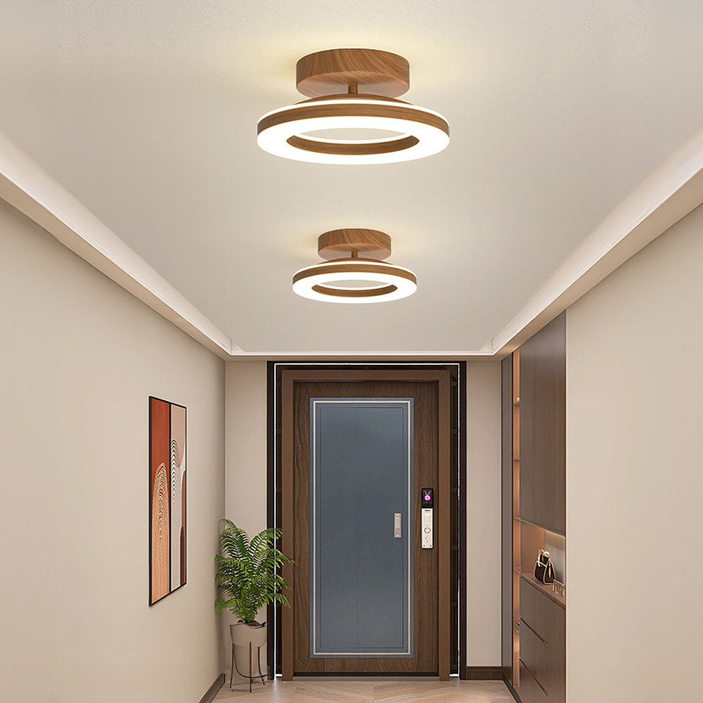 Runde Deckenlampe LED Acryl für Flur und Eingang