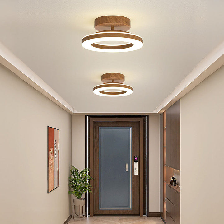 Runde Deckenlampe LED Acryl für Flur und Eingang