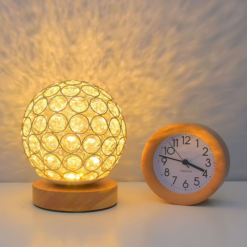 Moderne Minimalistische Runde USB Aufladbare LED Nachtlicht Tischlampe