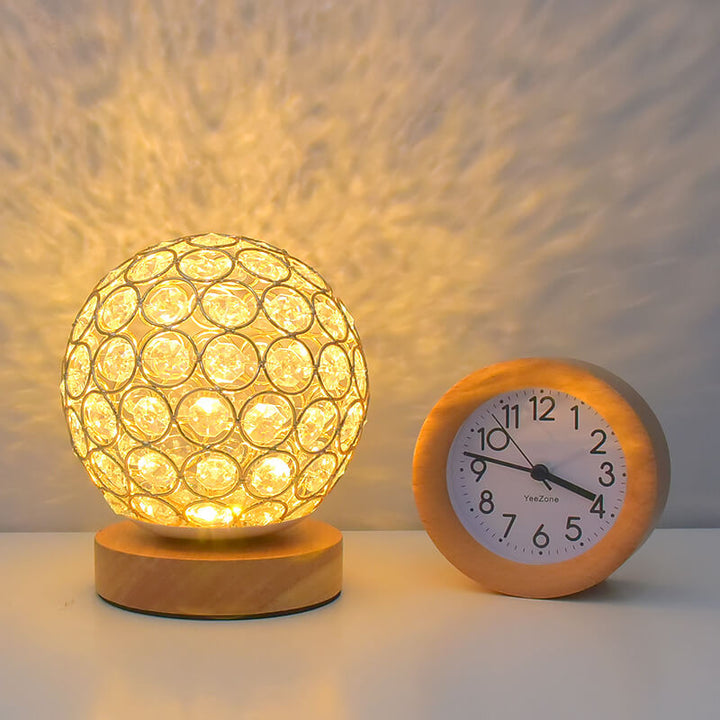 Moderne Minimalistische Runde USB Aufladbare LED Nachtlicht Tischlampe