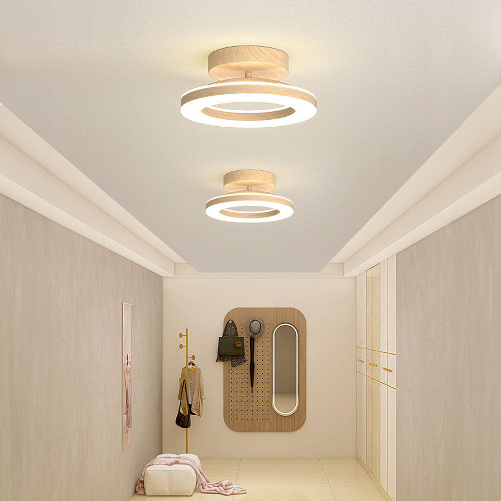 Runde Deckenlampe LED Acryl für Flur und Eingang