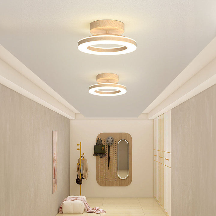 Runde Deckenlampe LED Acryl für Flur und Eingang