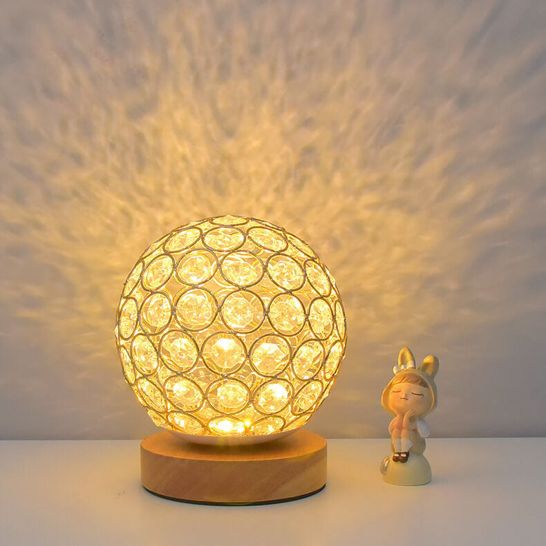 Moderne Minimalistische Runde USB Aufladbare LED Nachtlicht Tischlampe