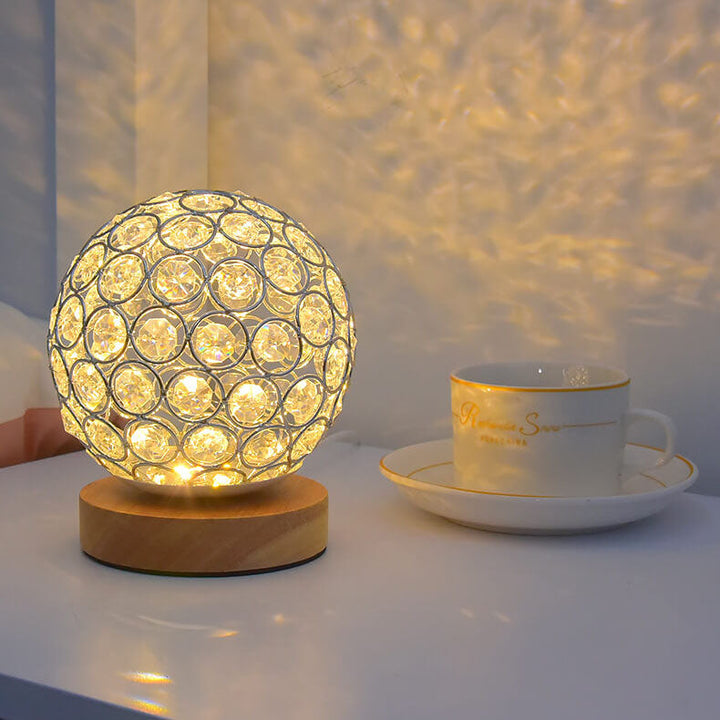 Moderne Minimalistische Runde USB Aufladbare LED Nachtlicht Tischlampe