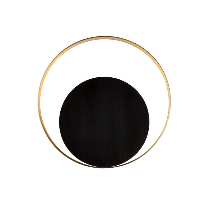 Moderner Minimalistischer Eisen-Kreis-Ring 1-Licht Wandleuchten Lampe für Schlafzimmer