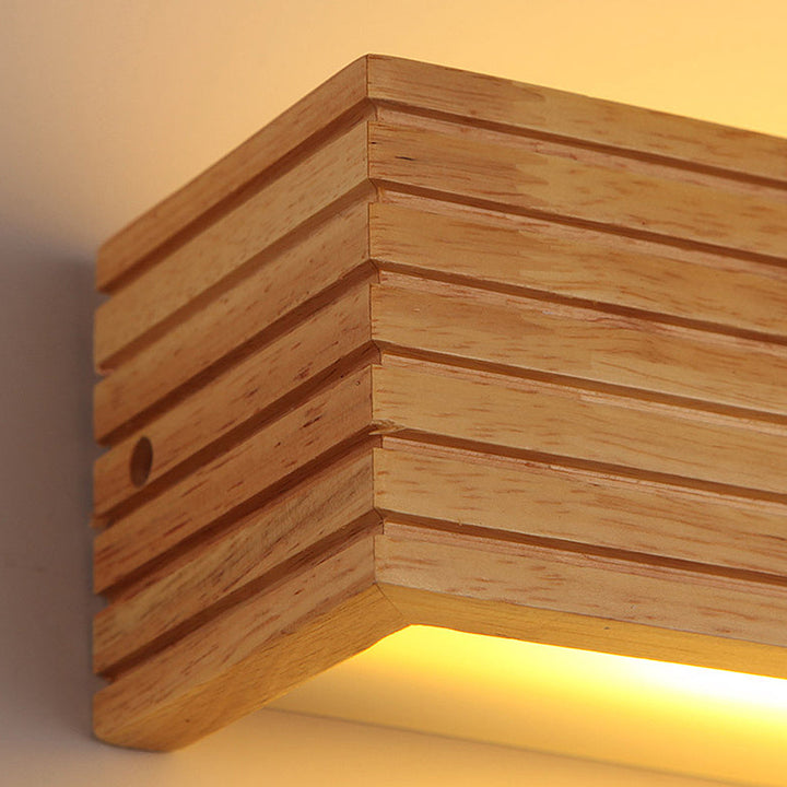 Holz-Wandleuchten für Badezimmerspiegel – Stilvolle funktionale Beleuchtung für Wohnkultur & Schminkbeleuchtung