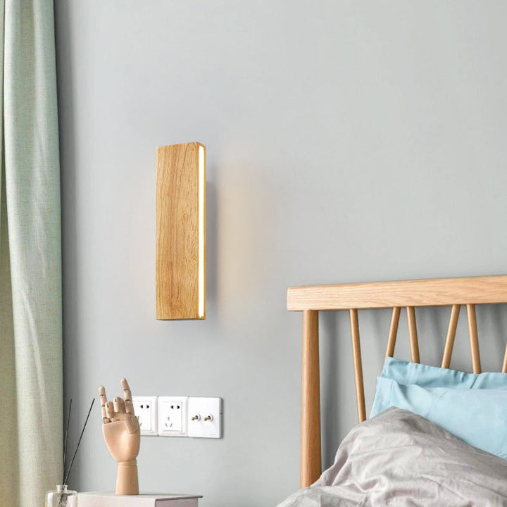 OakBeam | Minimale Massivholz-LED-Wandleuchte