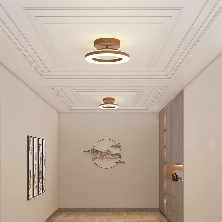 Runde Deckenlampe LED Acryl für Flur und Eingang