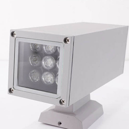 Moderner minimalistischer quadratischer Säulen-LED-leuchtender wetterfester Wandleuchten-Lampe