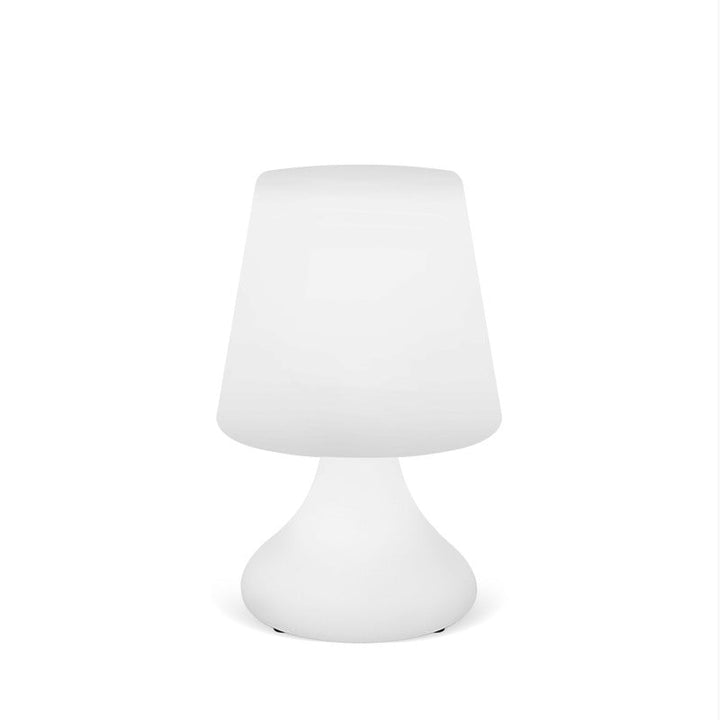 Moderne Minimalistische PE Becherform USB LED Tischlampe Nachtlicht für Außenpatio