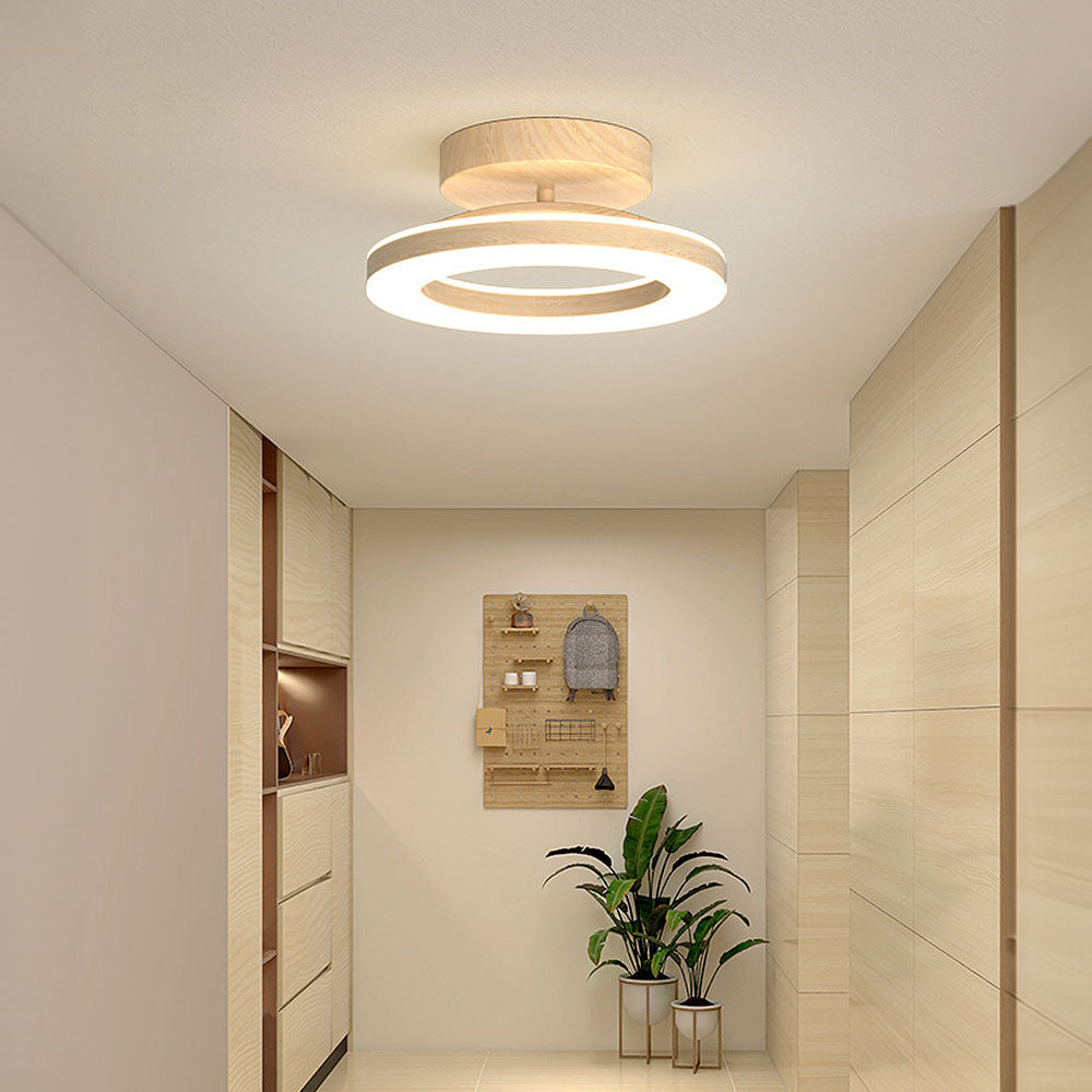 Runde Deckenlampe LED Acryl für Flur und Eingang