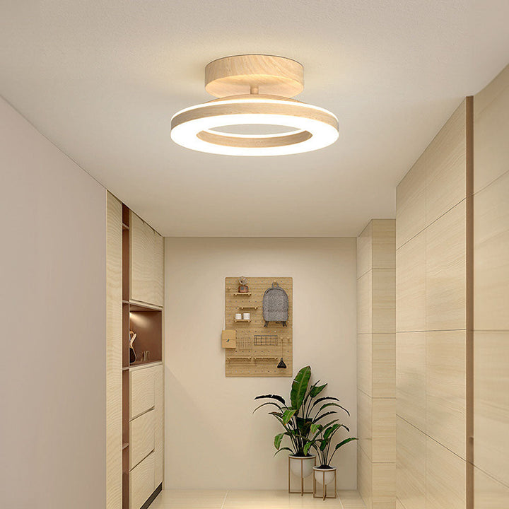 Runde Deckenlampe LED Acryl für Flur und Eingang
