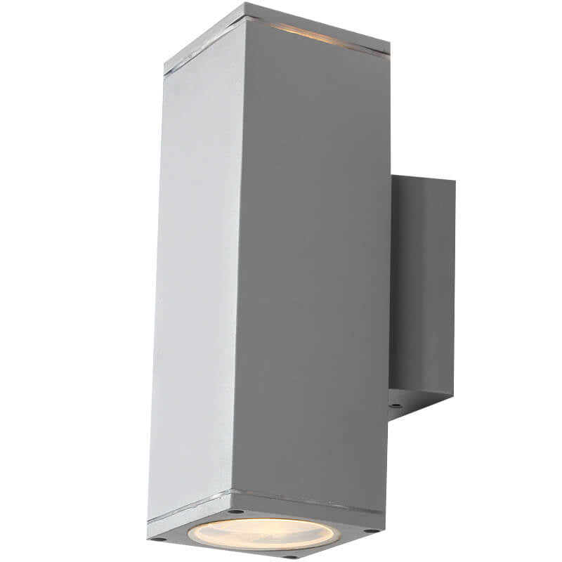 Moderner minimalistischer quadratischer Säulen-LED-leuchtender wetterfester Wandleuchten-Lampe