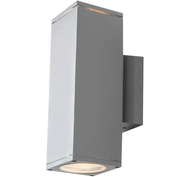 Moderner minimalistischer quadratischer Säulen-LED-leuchtender wetterfester Wandleuchten-Lampe
