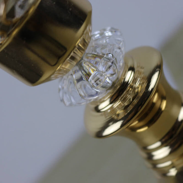 Europäische Luxus-Kristallkugel 1-Lampe Kunst Tischlampe
