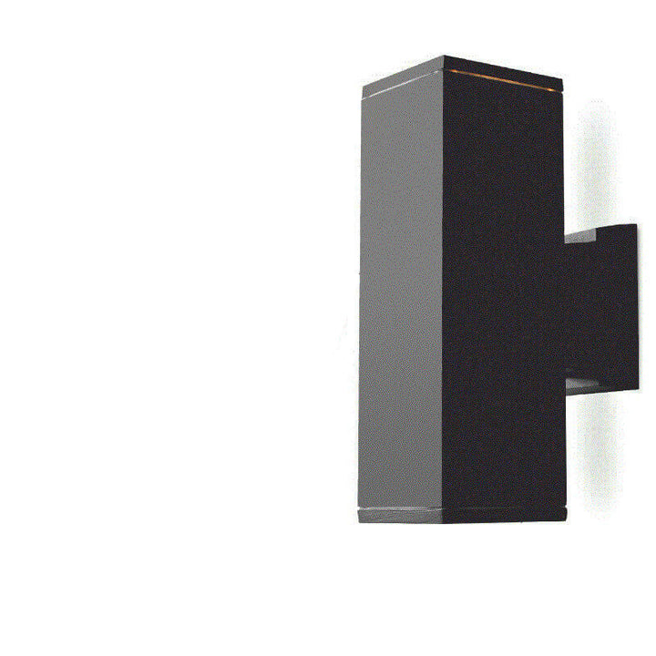 Moderner minimalistischer quadratischer Säulen-LED-leuchtender wetterfester Wandleuchten-Lampe
