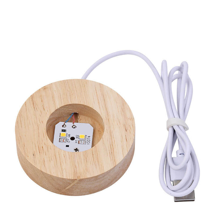 Kreative Dekorative Stern System Kristallkugel USB LED Nachtlicht Tischlampe