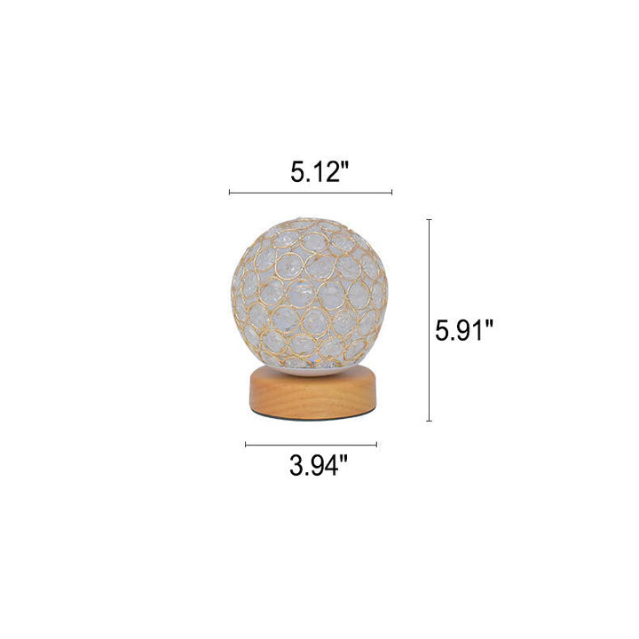 Moderne Minimalistische Runde USB Aufladbare LED Nachtlicht Tischlampe
