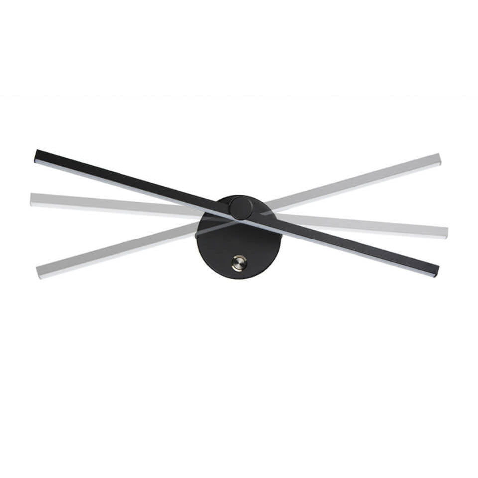 Nordic Minimalist Aluminium Lange Leiste Schalter LED Spiegel Wandlicht Lampe