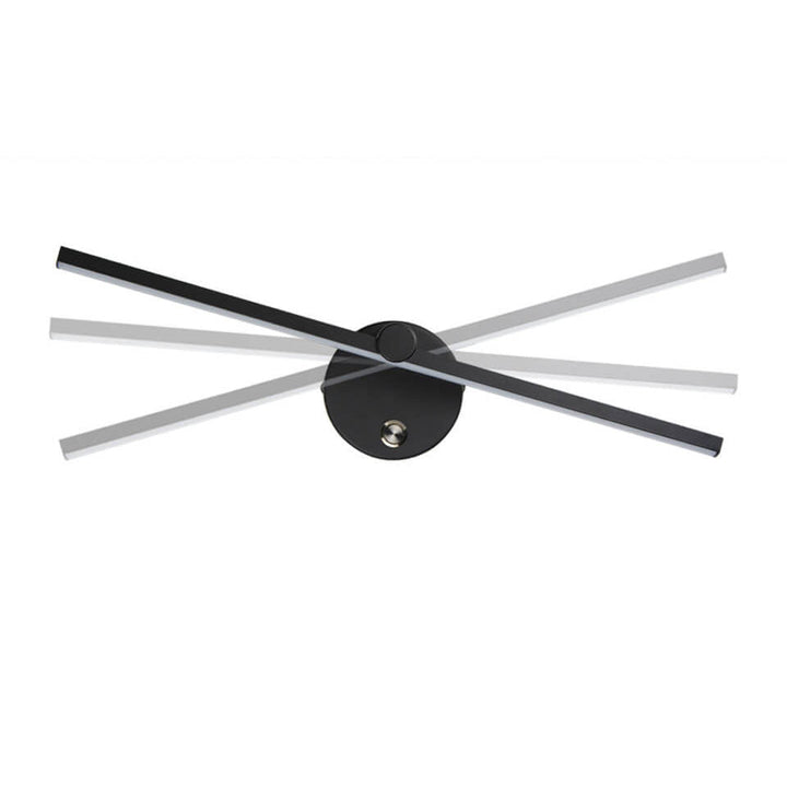 Nordic Minimalist Aluminium Lange Leiste Schalter LED Spiegel Wandlicht Lampe