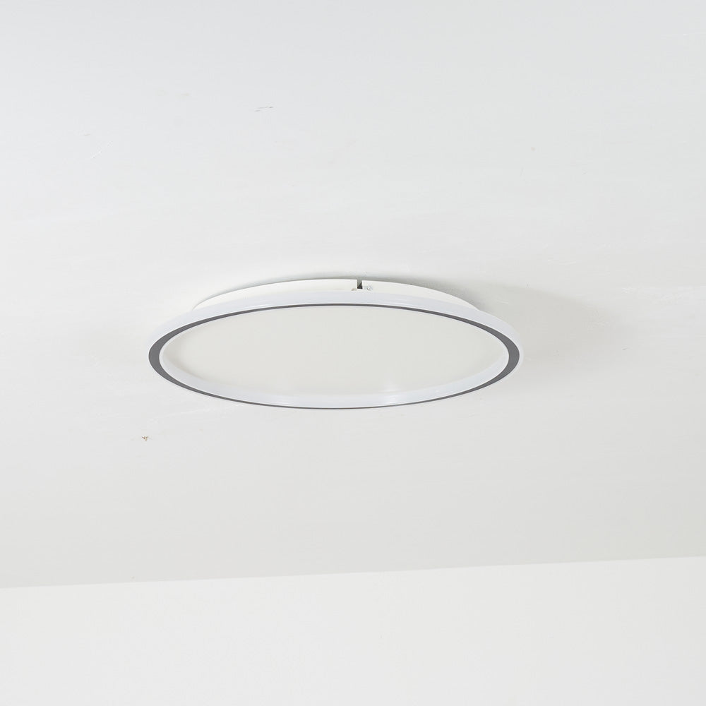 LunaNova - Moderne LED-Deckenleuchte Metall/Acryl für Wohn- und Schlafzimmer, Black/weißes Design