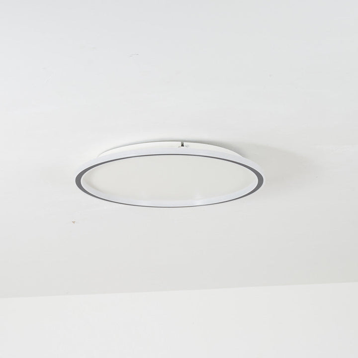 LunaNova - Moderne LED-Deckenleuchte Metall/Acryl für Wohn- und Schlafzimmer, Black/weißes Design