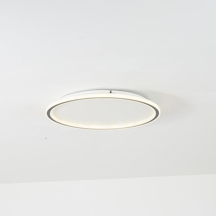 LunaNova - Moderne LED-Deckenleuchte Metall/Acryl für Wohn- und Schlafzimmer, Black/weißes Design