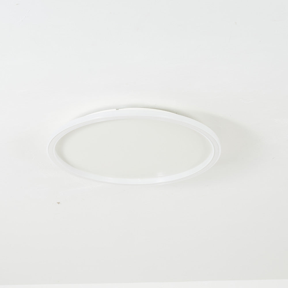 LunaNova - Moderne LED-Deckenleuchte Metall/Acryl für Wohn- und Schlafzimmer, Black/weißes Design