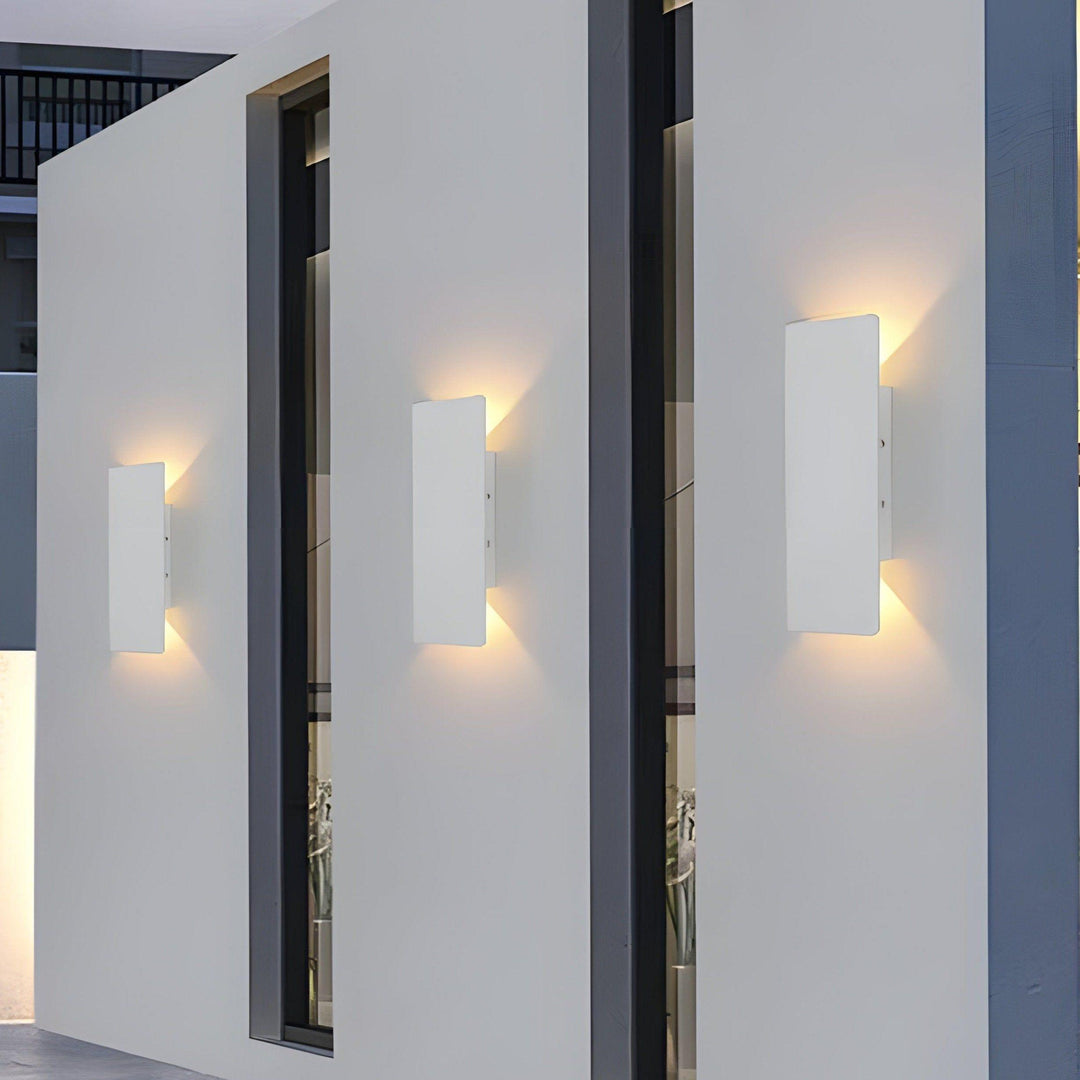Leicht - Moderne wetterfeste LED-Wandleuchte aus Aluminium für den Außenbereich