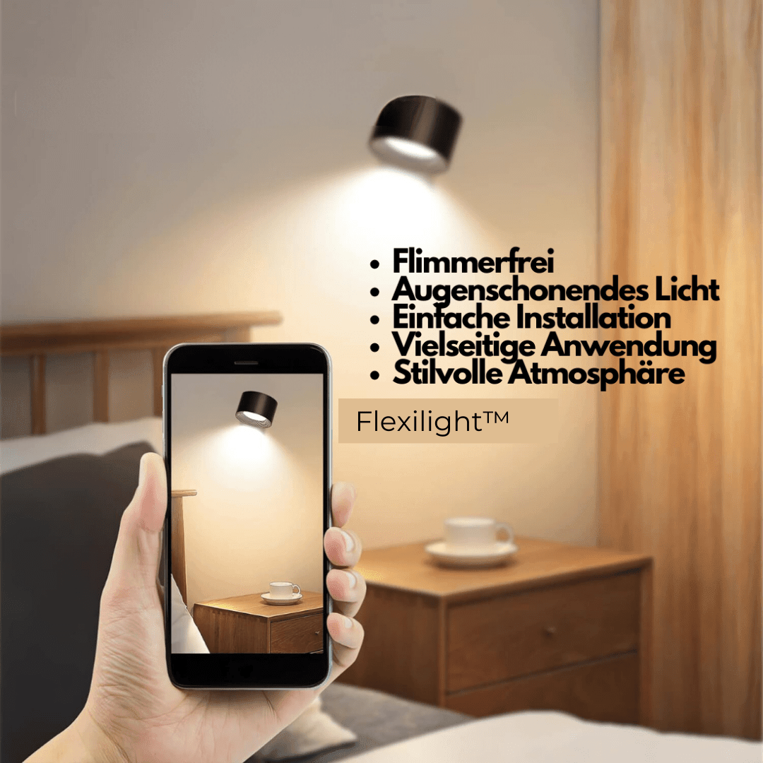 360° kabellose wiederaufladbare Wandlampe | Vielseitige LED-Beleuchtungslösung