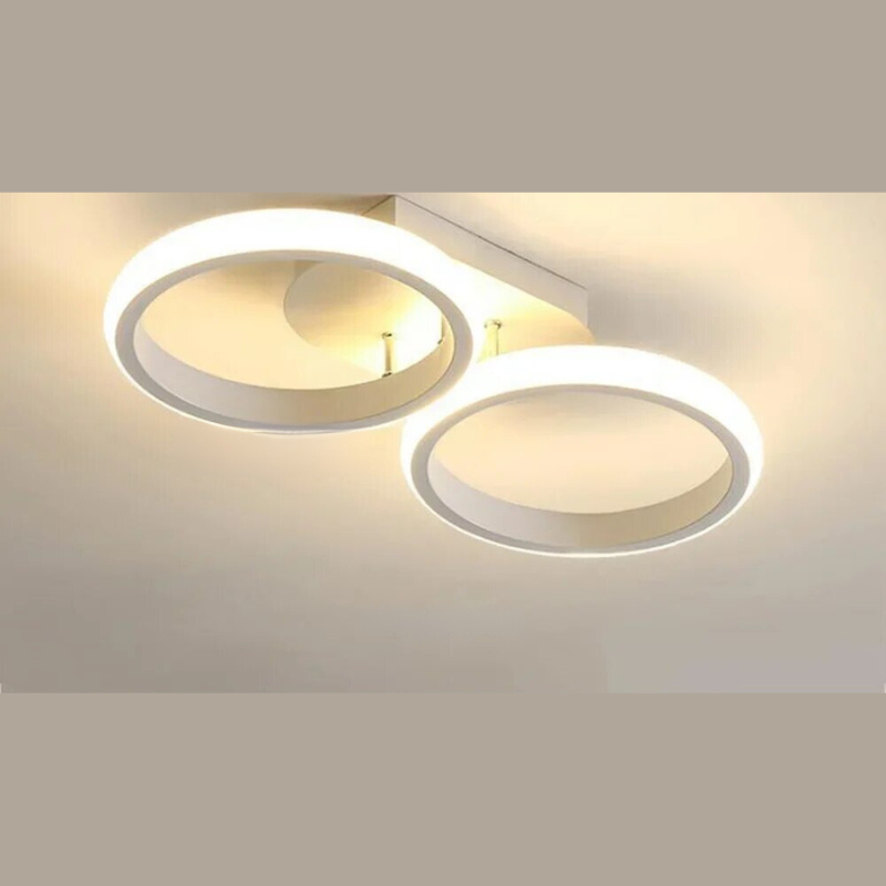 Moderner LED Ring Kronleuchter – Minimalistische Deckenleuchte für Wohnzimmer und Essbereich