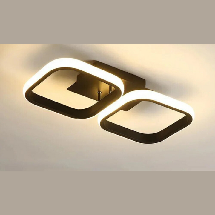 Moderner LED Ring Kronleuchter – Minimalistische Deckenleuchte für Wohnzimmer und Essbereich