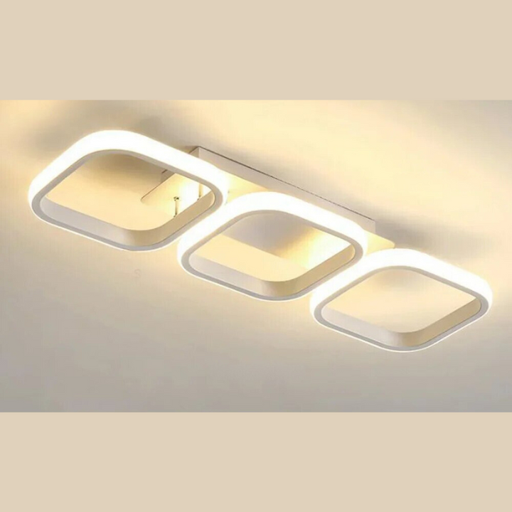 Moderner LED Ring Kronleuchter – Minimalistische Deckenleuchte für Wohnzimmer und Essbereich