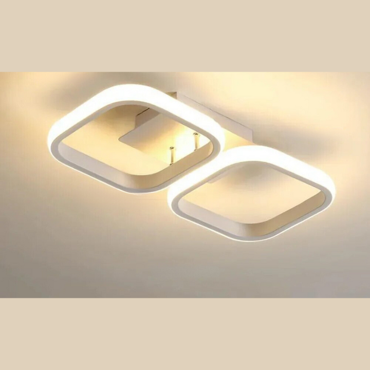 Moderner LED Ring Kronleuchter – Minimalistische Deckenleuchte für Wohnzimmer und Essbereich