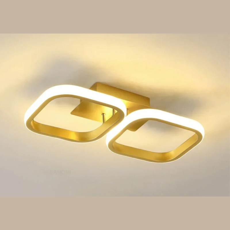Moderner LED Ring Kronleuchter – Minimalistische Deckenleuchte für Wohnzimmer und Essbereich