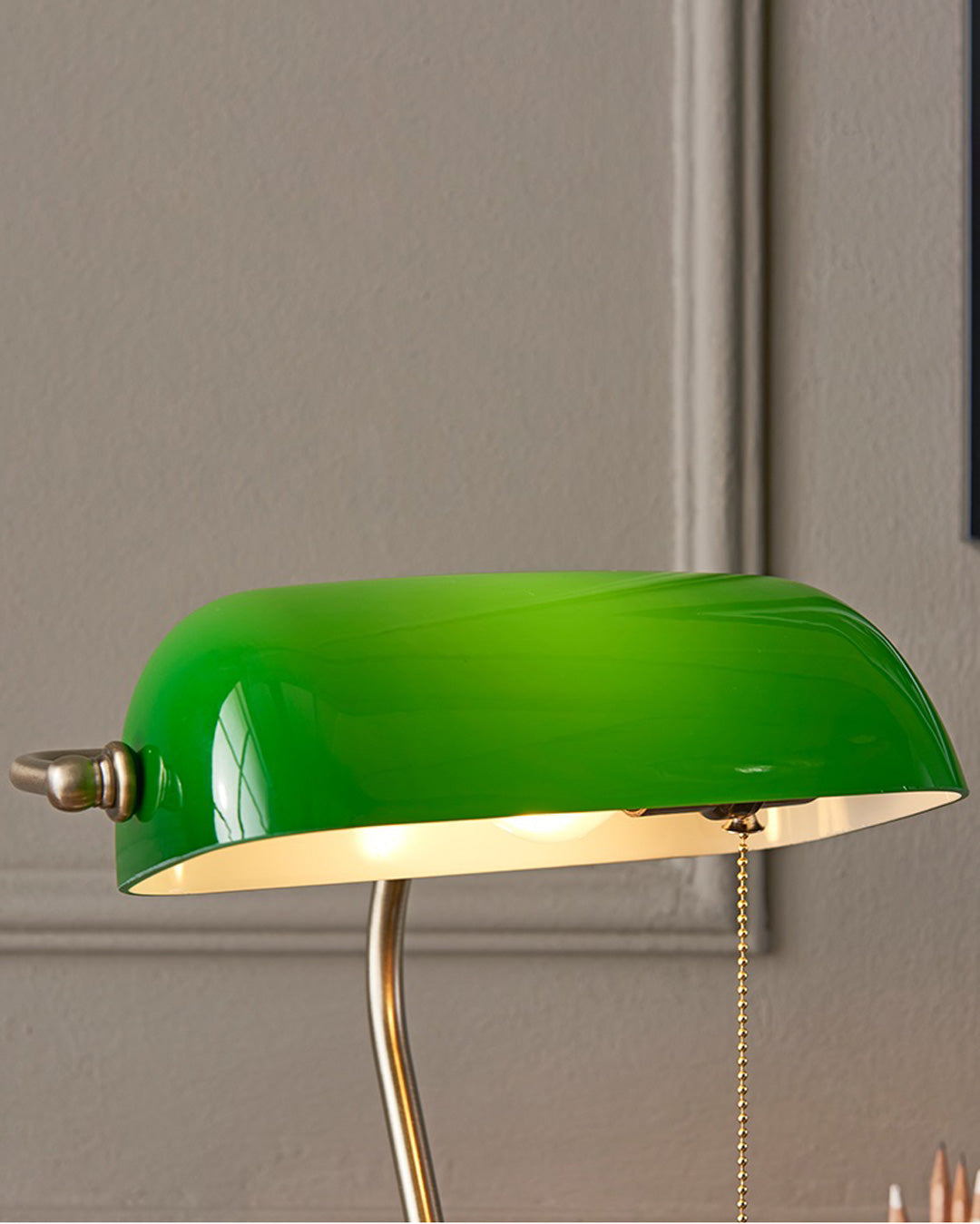 Klassische Bankerlampe