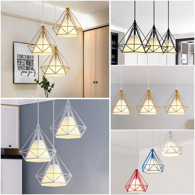 Geometrische Pendelleuchte