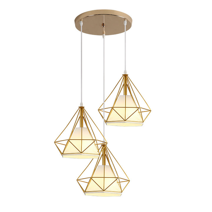 Geometrische Pendelleuchte