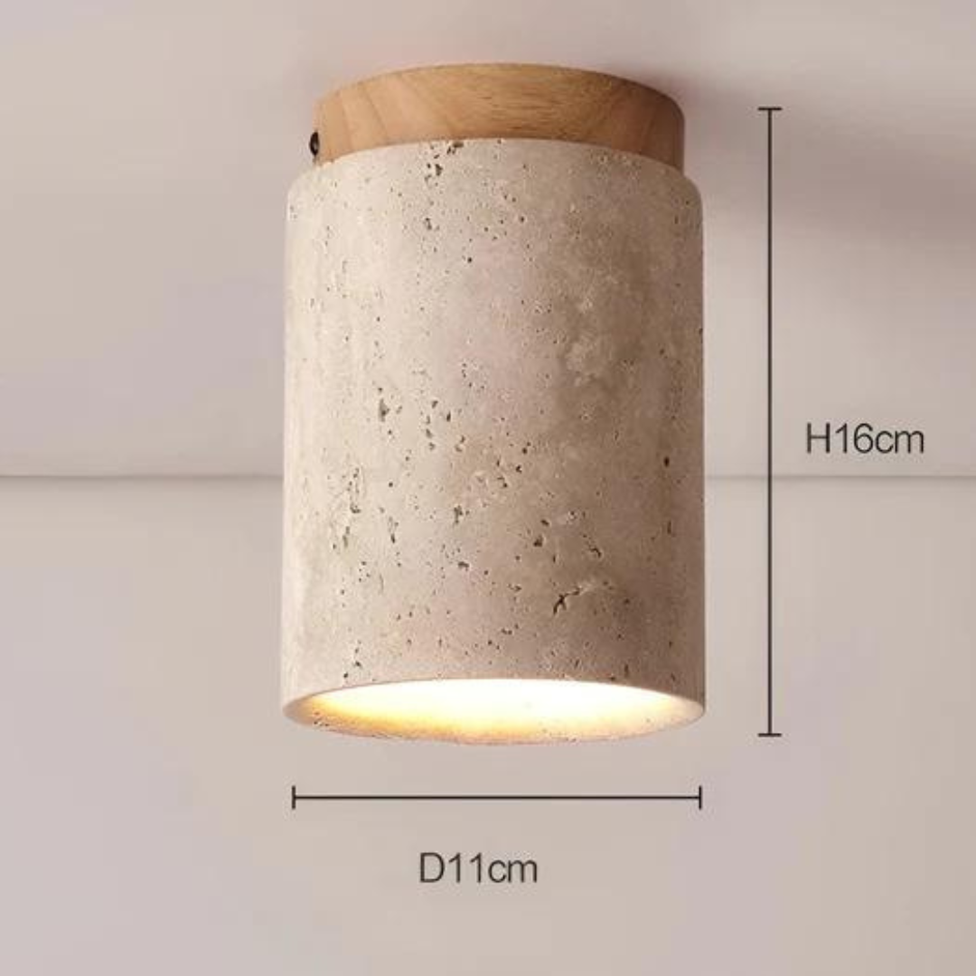 Trendige Runde Japanische Stil Deckenlampe - ZenLight