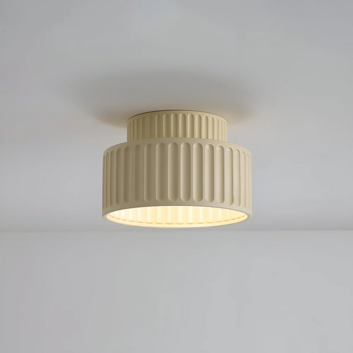 Moderne gerippte Deckenlampe