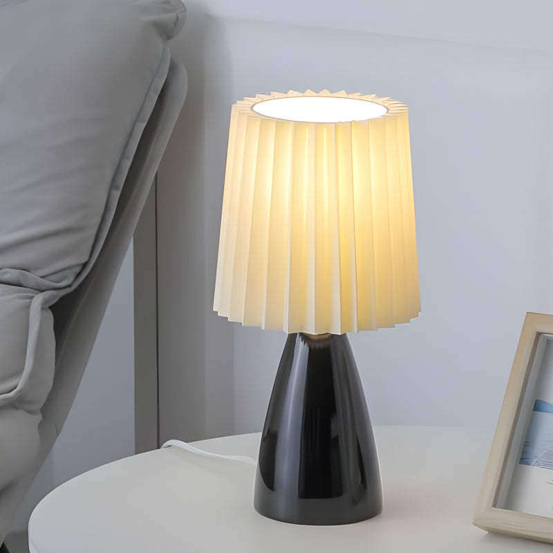 GlasDimm | Elegante USB dimmbare Tischlampe mit Glasfuß