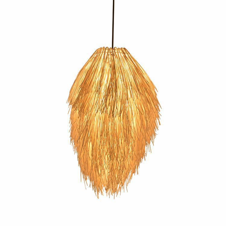Boho-inspirierte gewebte Pendelleuchte