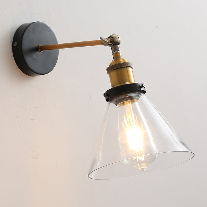 Industrielle Wandlampe