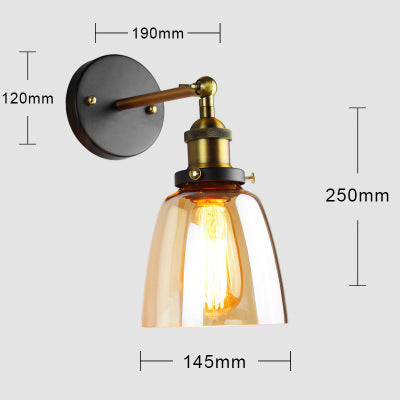 Industrielle Wandlampe