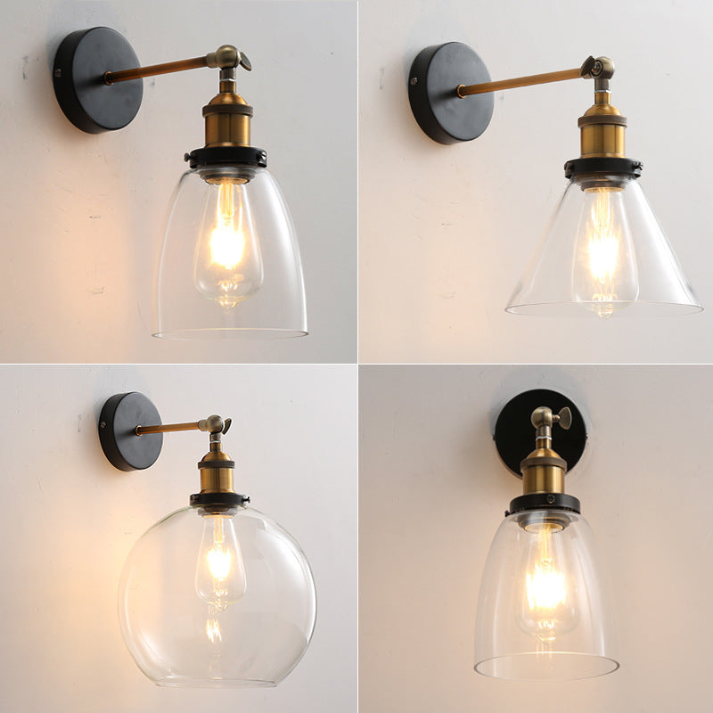 Industrielle Wandlampe