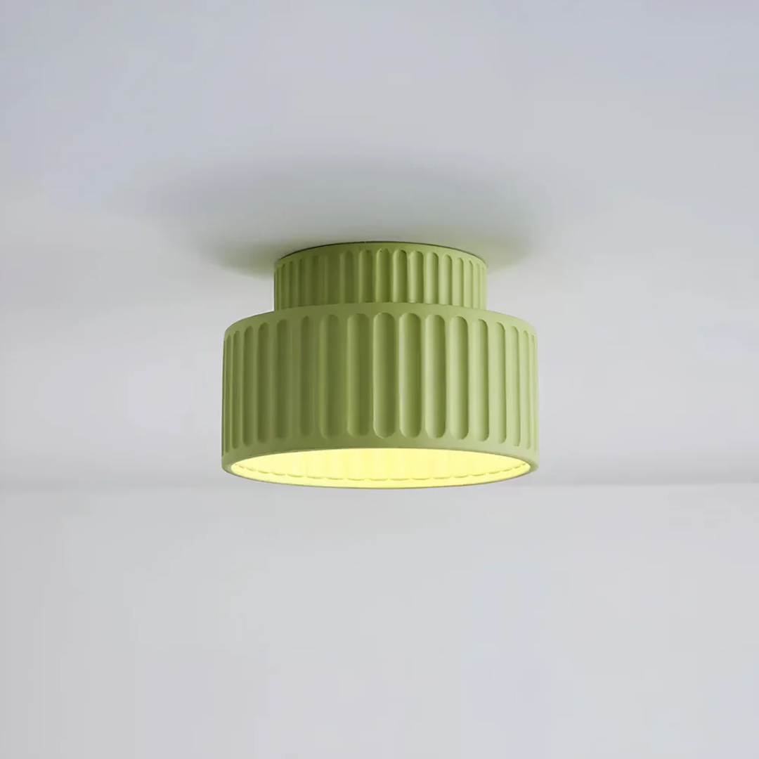 Moderne gerippte Deckenlampe