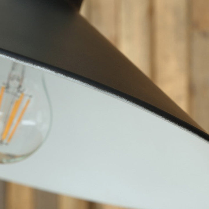 Zeitgenössische Retro Wasserdichte Eisen Runde 1-Licht Wand Sconces Lampe Für Garten